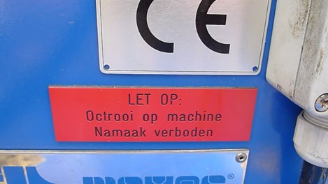 mekos machines voorzien van patent